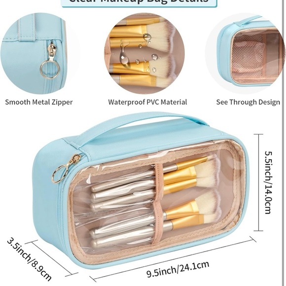 Transparent Waterproof Makeup Bag - Picture 3 of 5